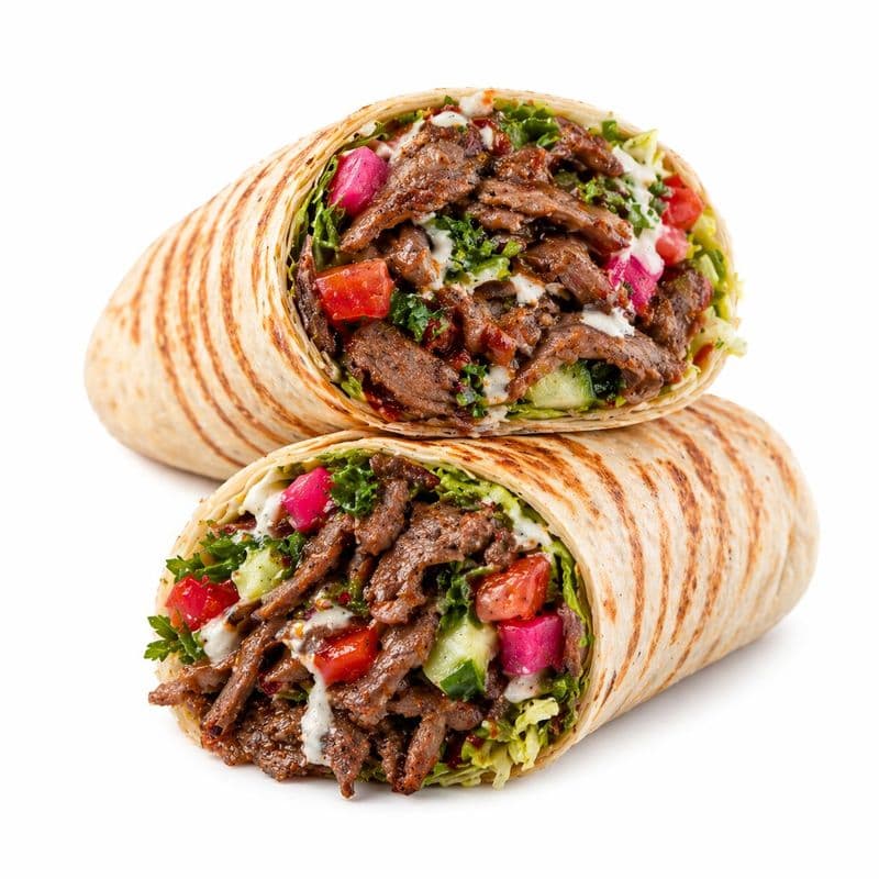 Beef Shawarma Wrap