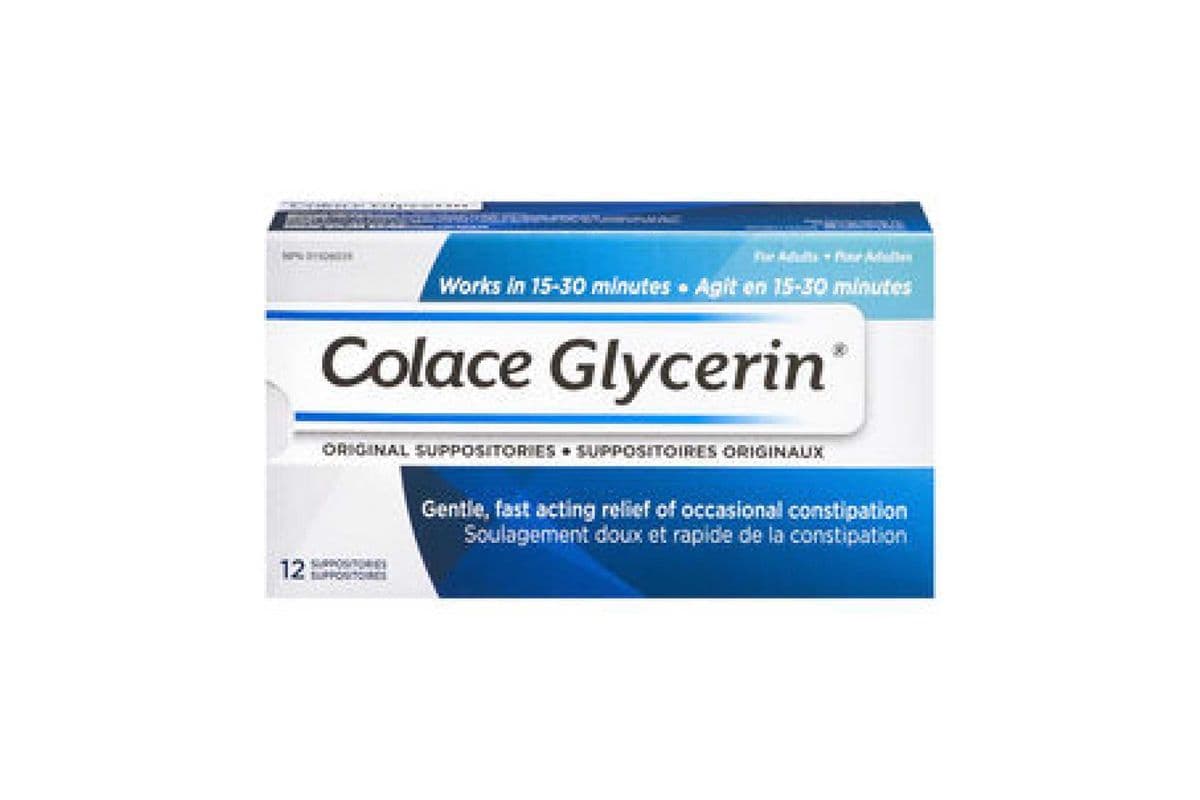 GLYCERINE SUPPOSITORIES for ADULT (12)