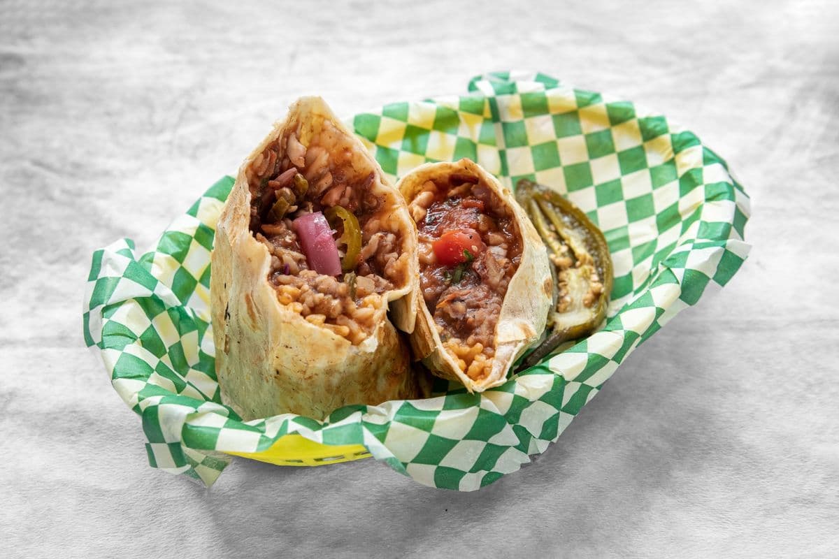 Beany Baby Burrito (VEGETARIAN)