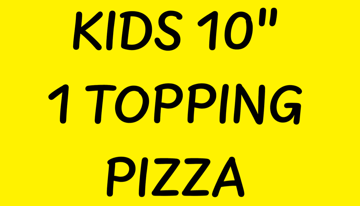 Kid's Cheese Pizza