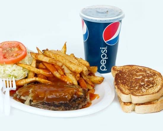 Trio #6 Hamburger Steak