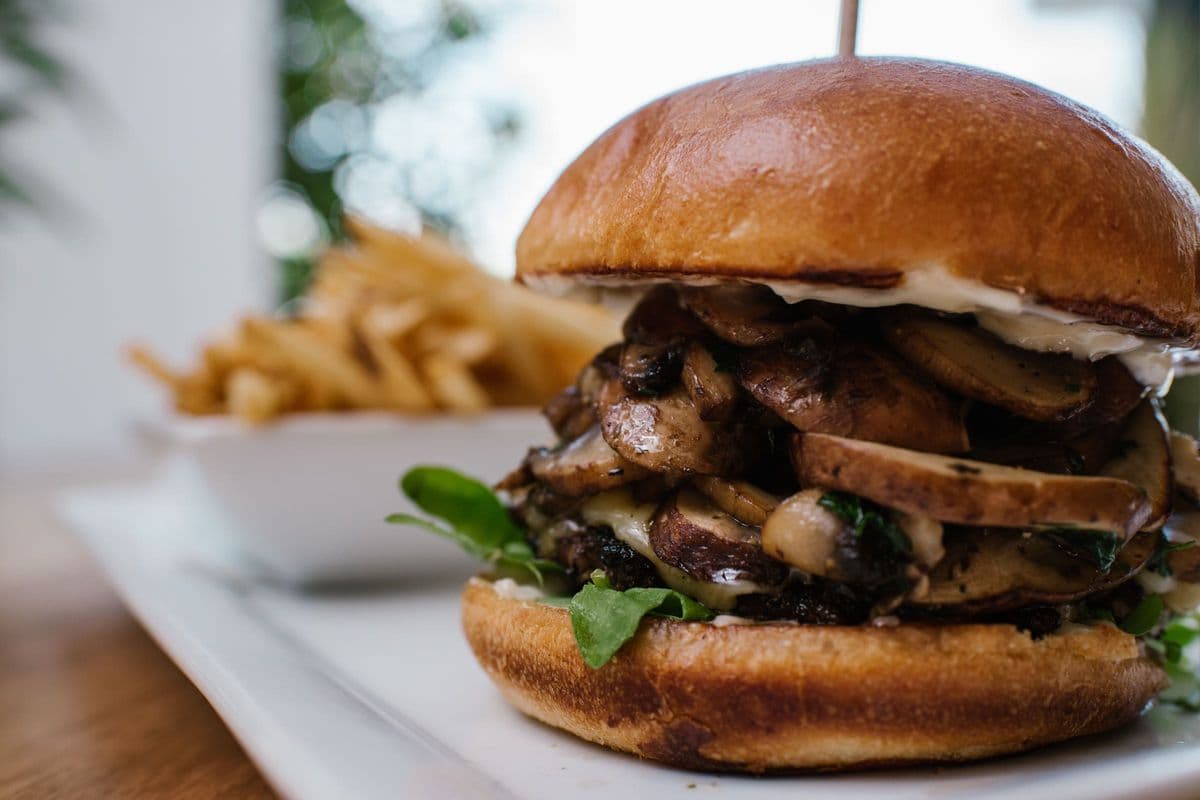 Monster Mushroom Burger