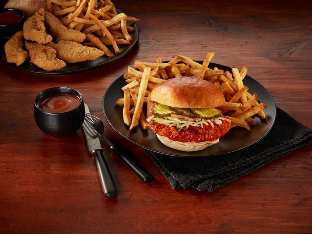 Nashville Hot Crispy Chicken Sandwich