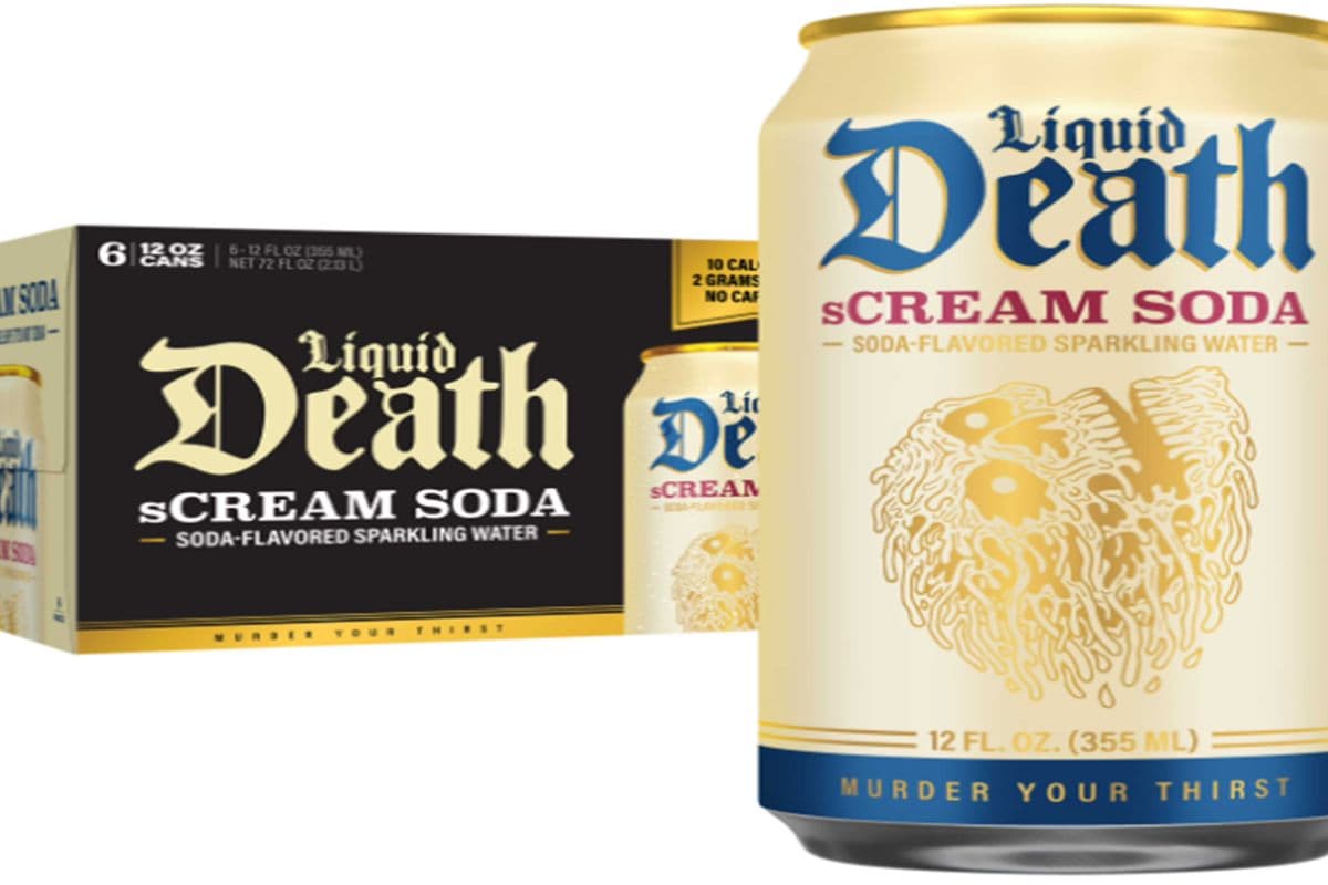 Liquid death scream soda (355ml) (10 Cal)