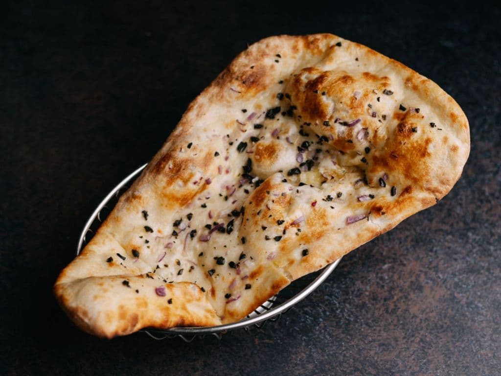 Olive And Onion Naan