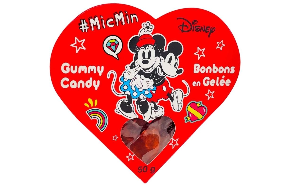 Mickey & Minnie Gummy Heart