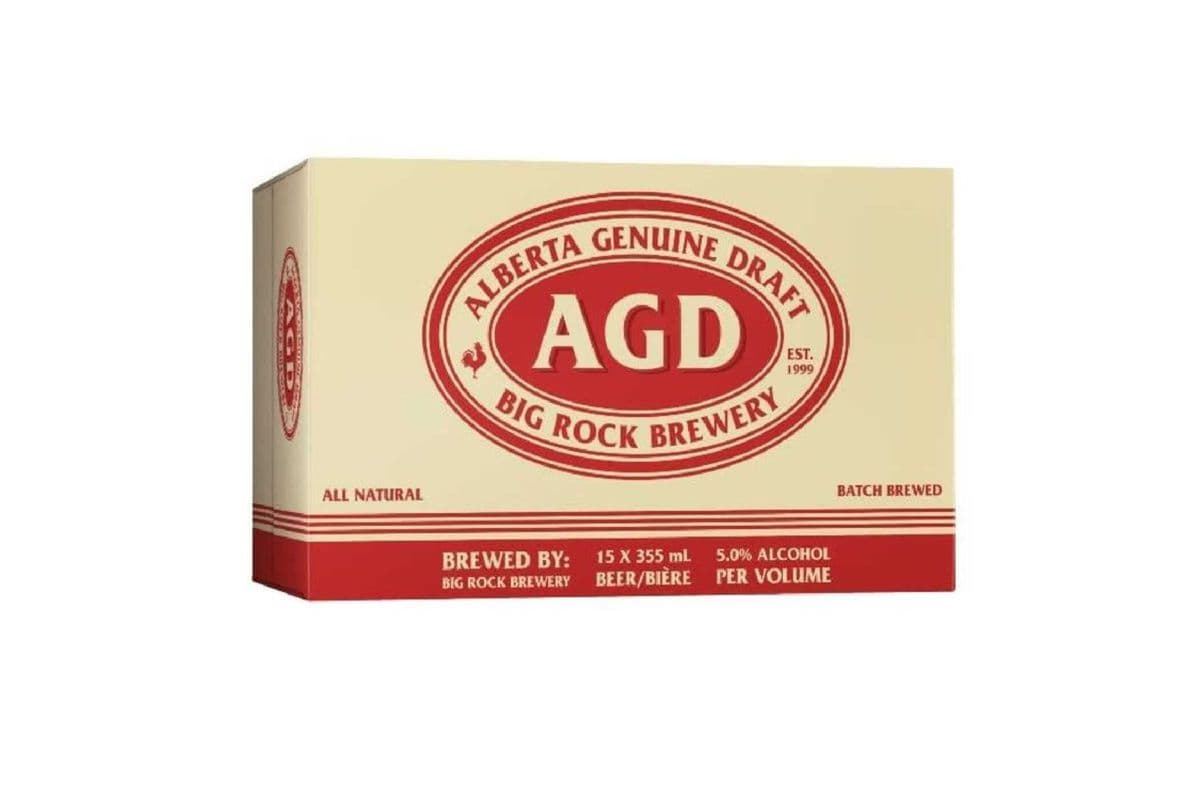 Alberta Genuine Draft Beer 15 Cans (15 x 355ml)