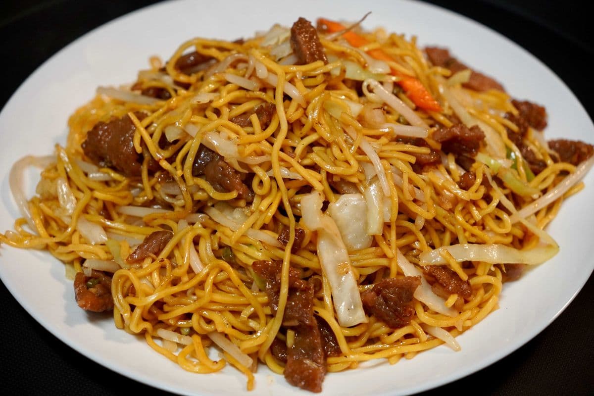 61. Beef Chow Mein 牛肉炒面