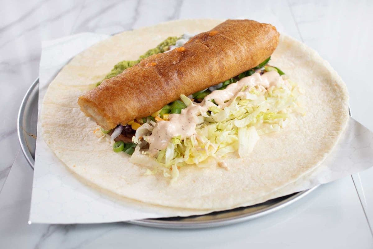 Large Halibut Burrito