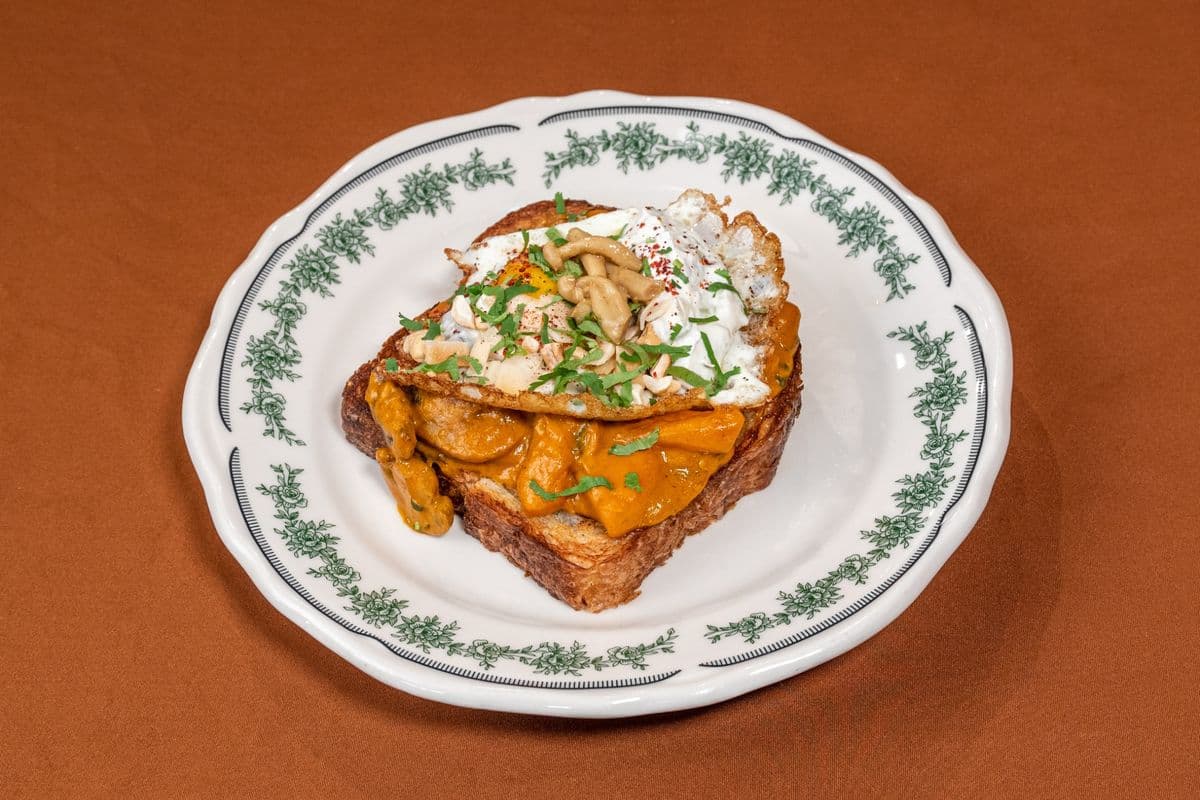 Mushroom Curry Toast