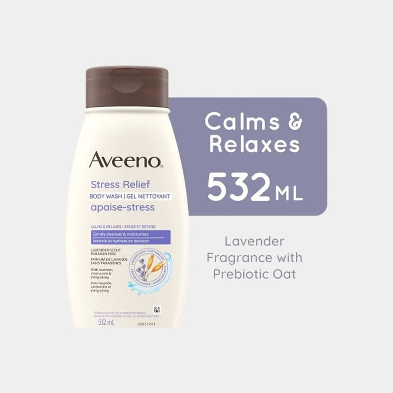 Aveeno Body Wash Oatmeal Lavender Oil