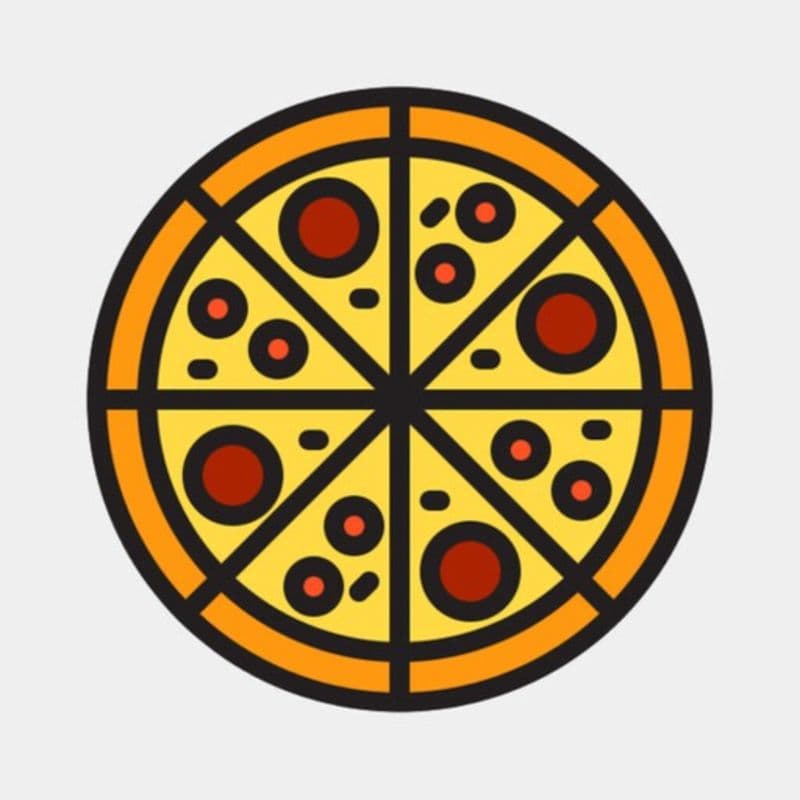 Pizza individuel gamberi / Individual Pizza Gamberi