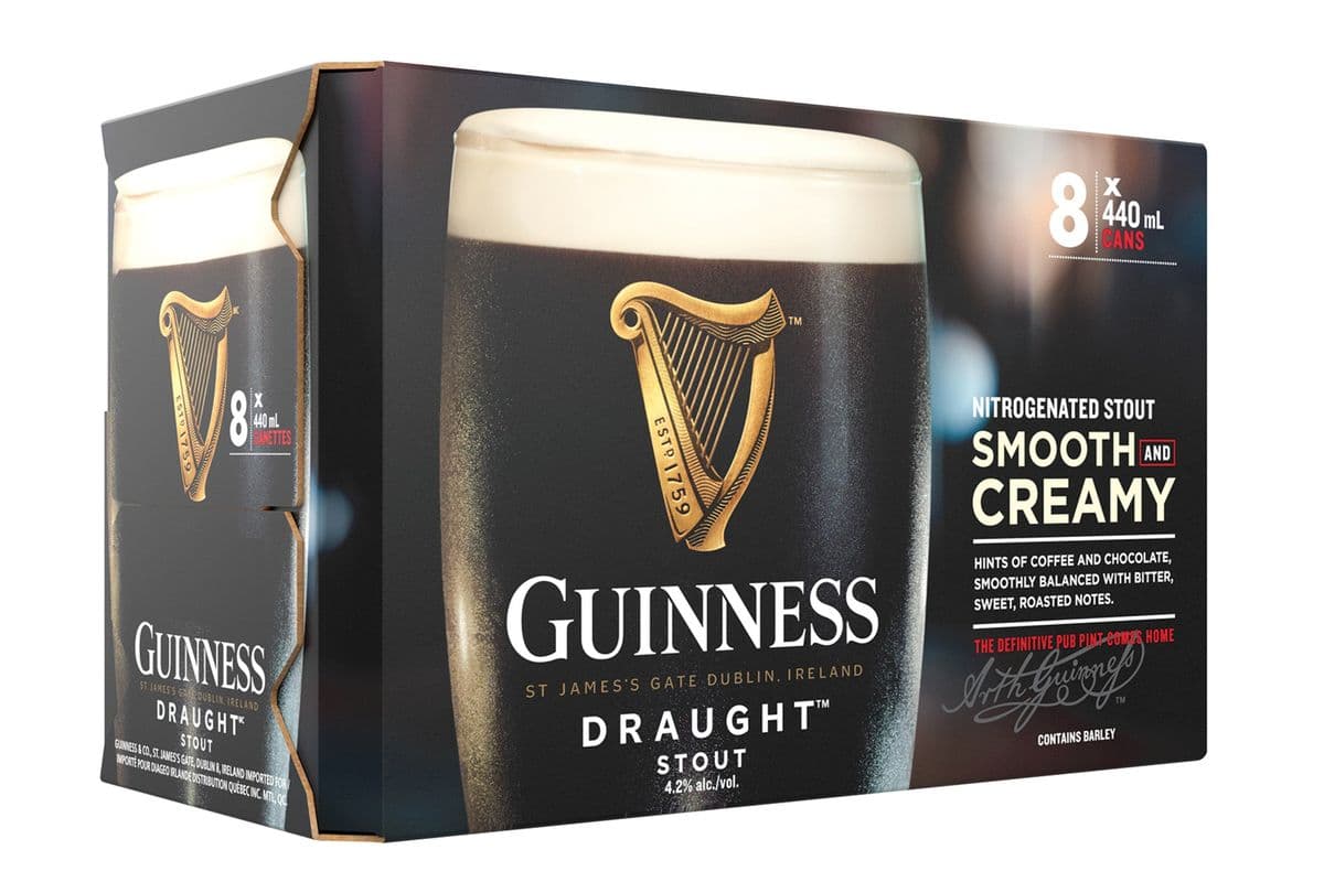 Guinness Draft (8 x 440 ml cans)