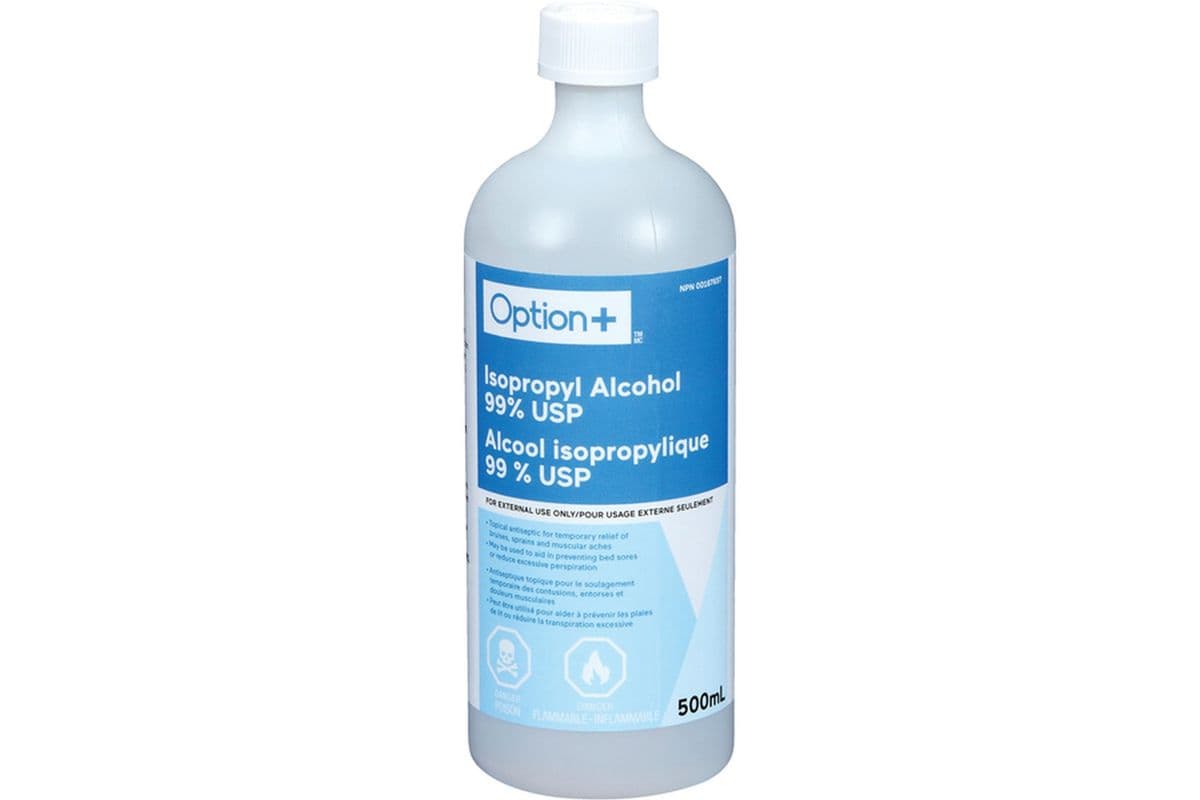 Option+ Rubbing Alcochol 99% (500 ml)