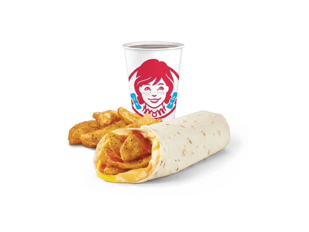 10" Egg & Cheese Wrap Combo - Medium