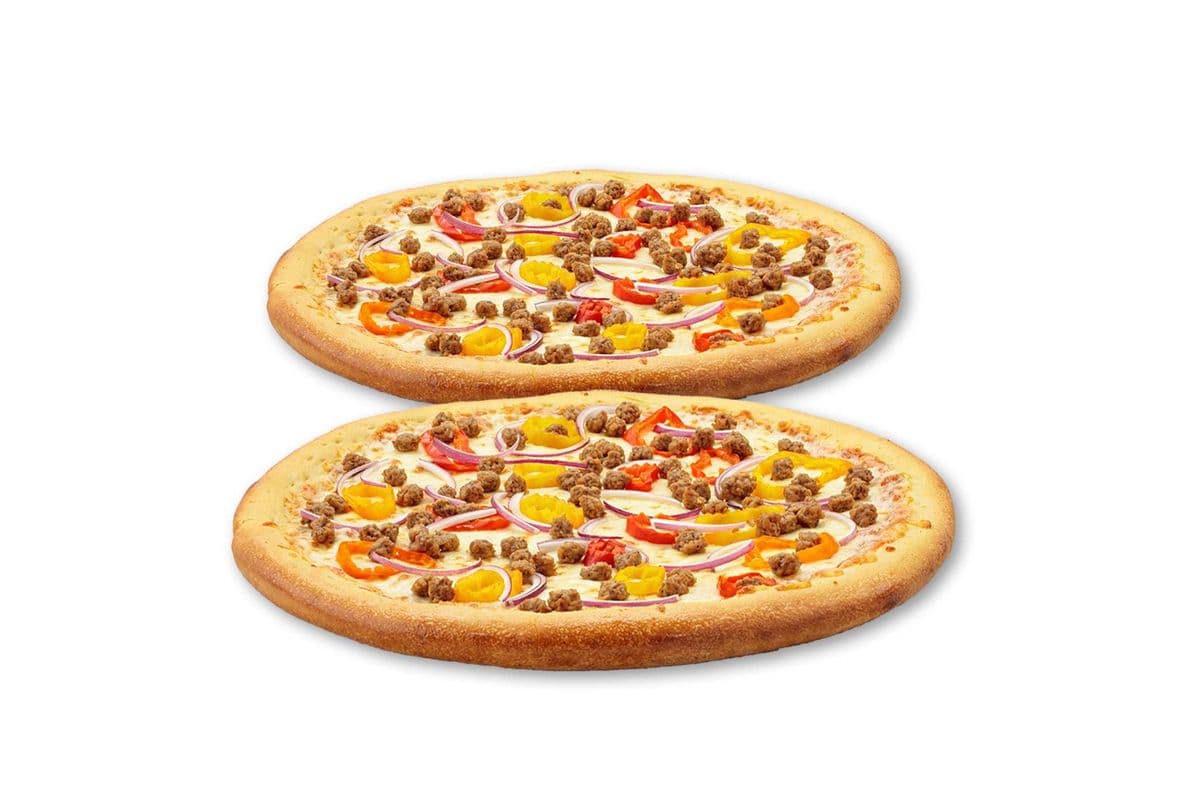 Deux Pizzas Petites Mexicaines / Two Small Mexican Pizzas