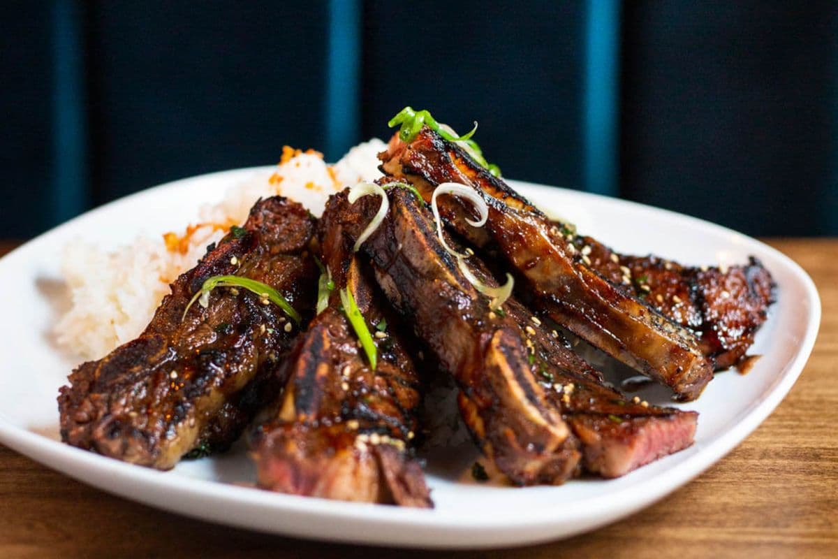 Kalbi BBQ Beef Ribs Meal