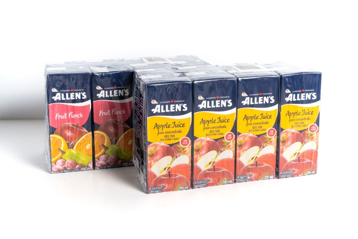 Allen's Fruit Juice Drink Boxes