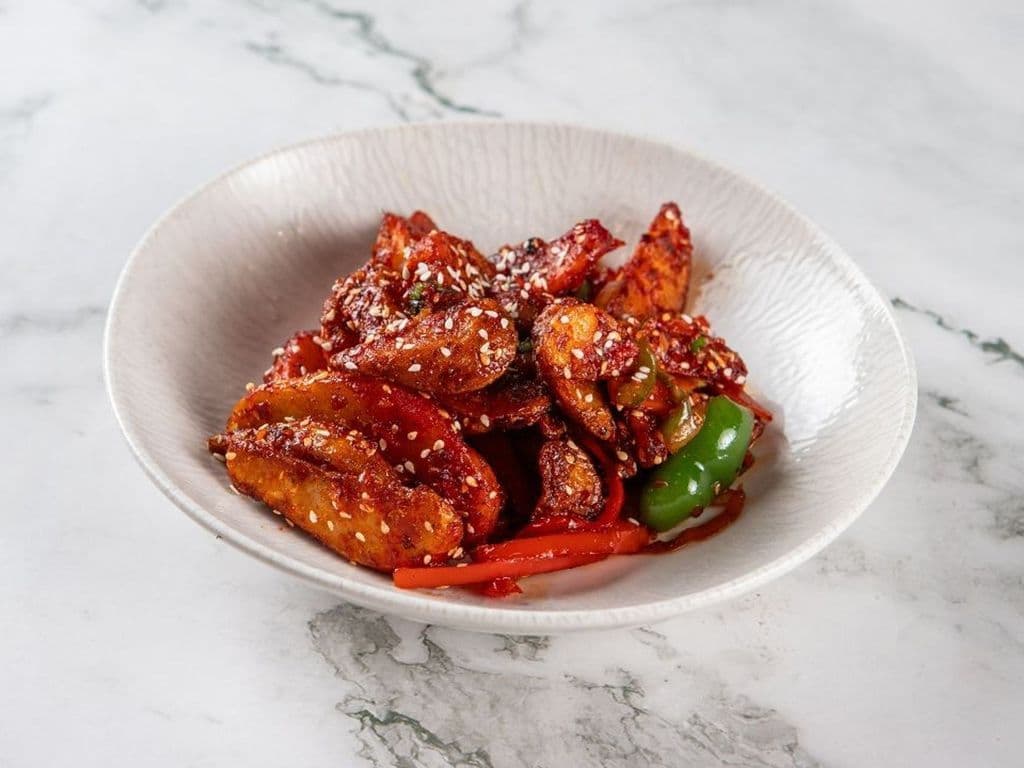 HONEY CHILI POTATOES