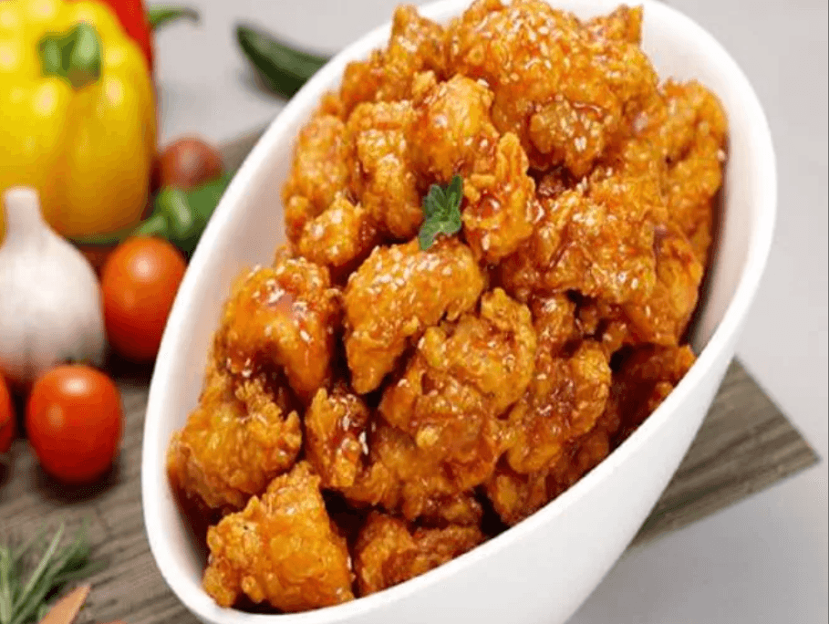 Poulet désossé avec sauce Mala / Boneless chicken in Mala sauce