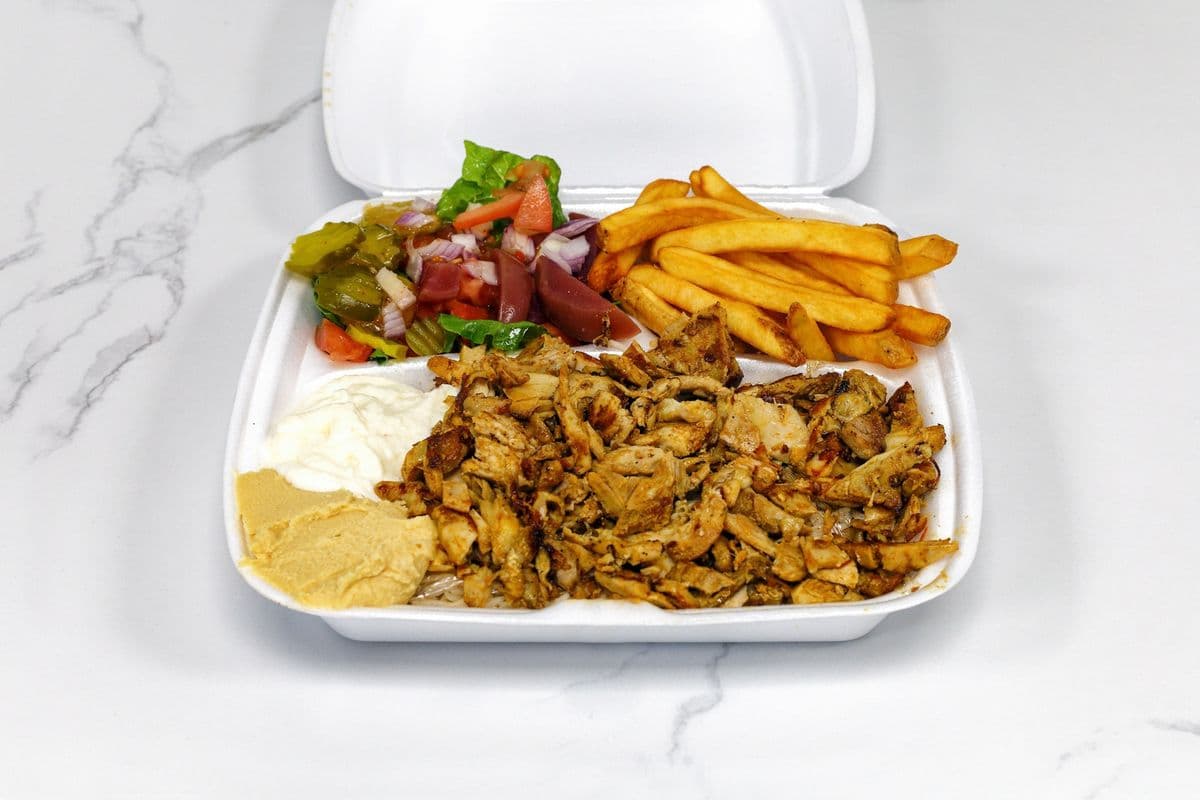 Shawarma Chicken Rice Platter