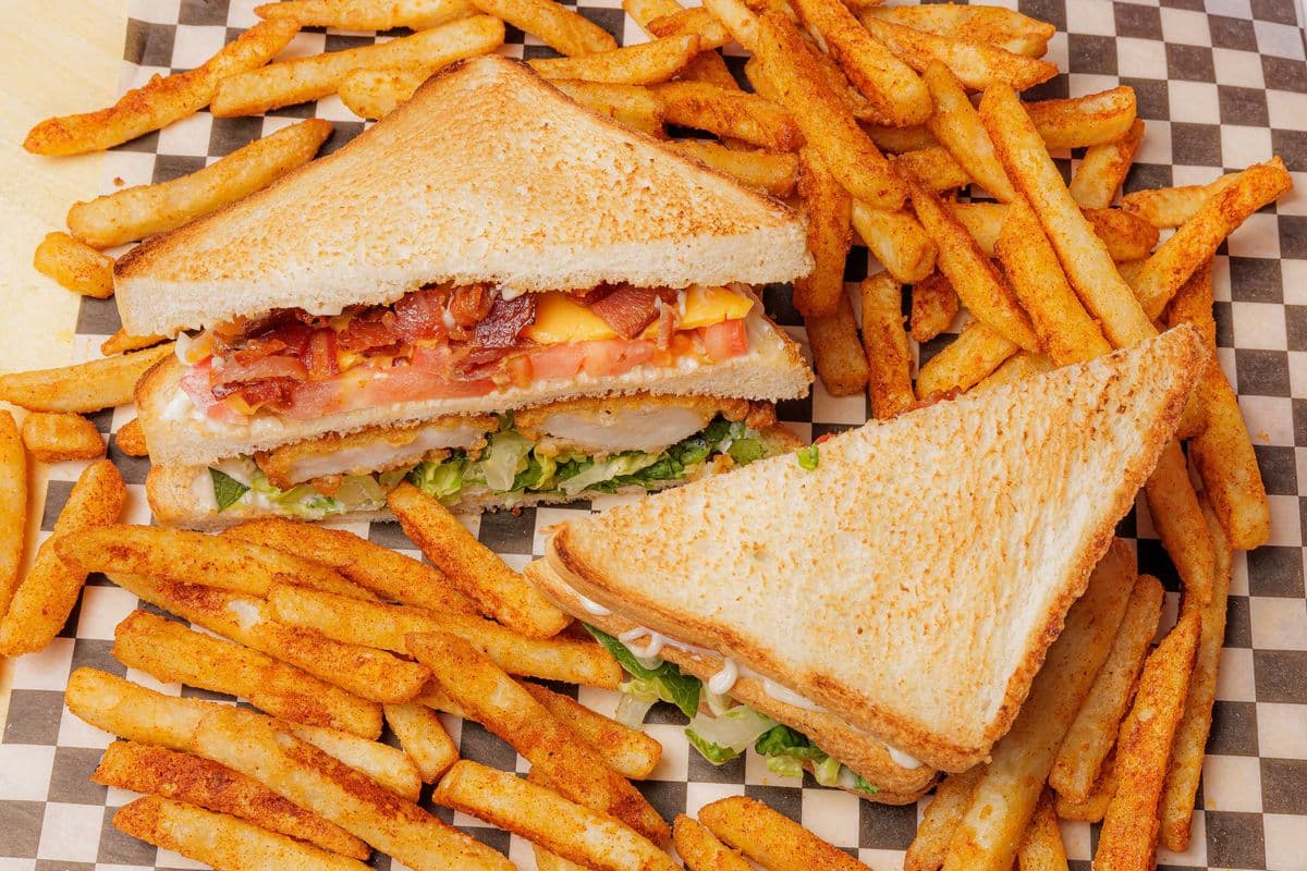 Club Sandwich with Fraser Fries