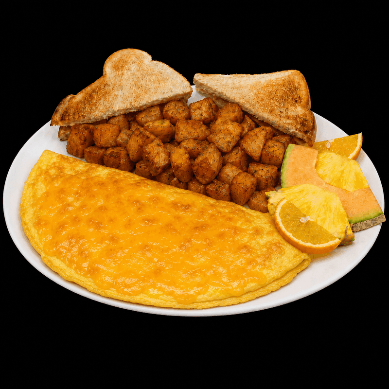 DEJ - OMELETTE AVEC FROMAGE / BREAKFAST - OMELETTE WITH CHEESE
