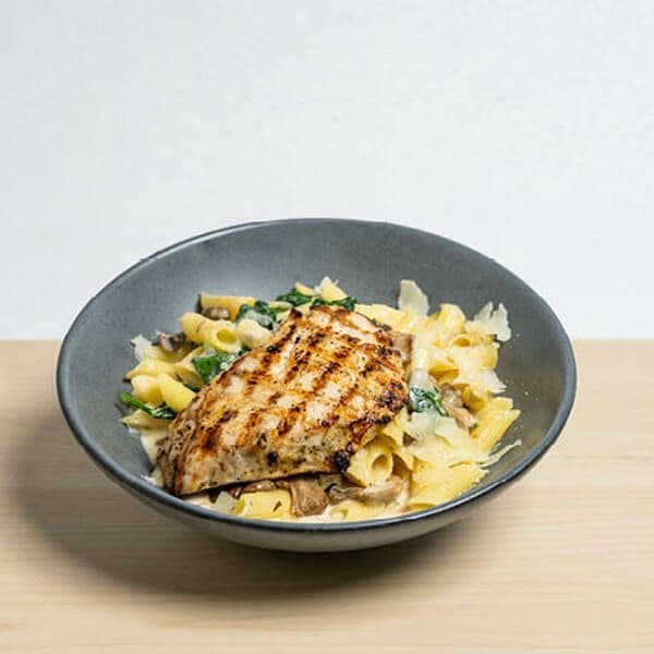Gluten-Friendly Chicken & Mushroom Alfredo