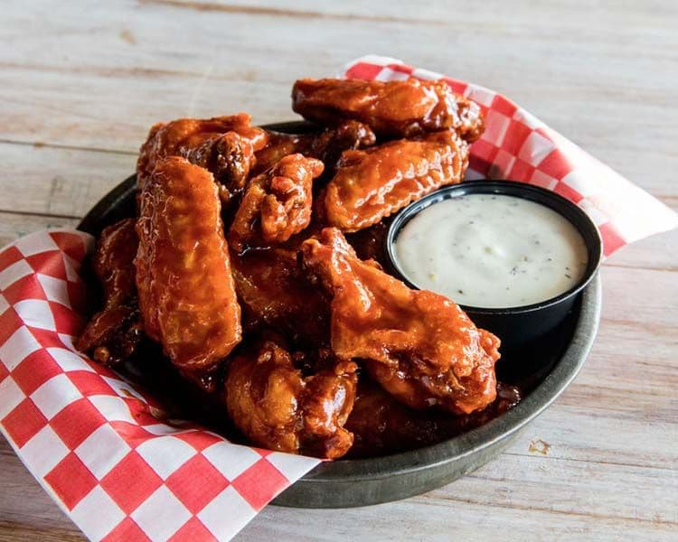 2lbs Sauced + Tossed Wings