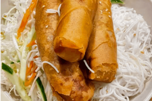 #77. Veggie and Three Fried Rolls