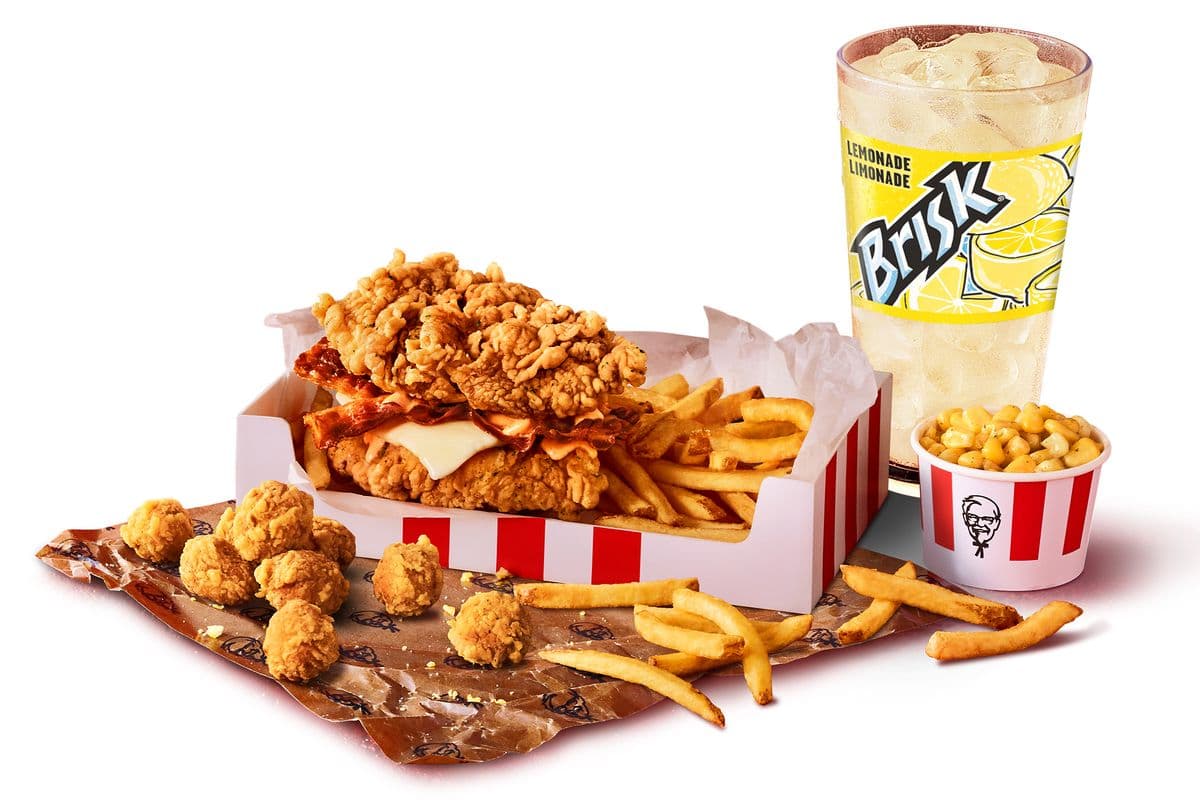 Double Down Sandwich Ultimate Box Meal