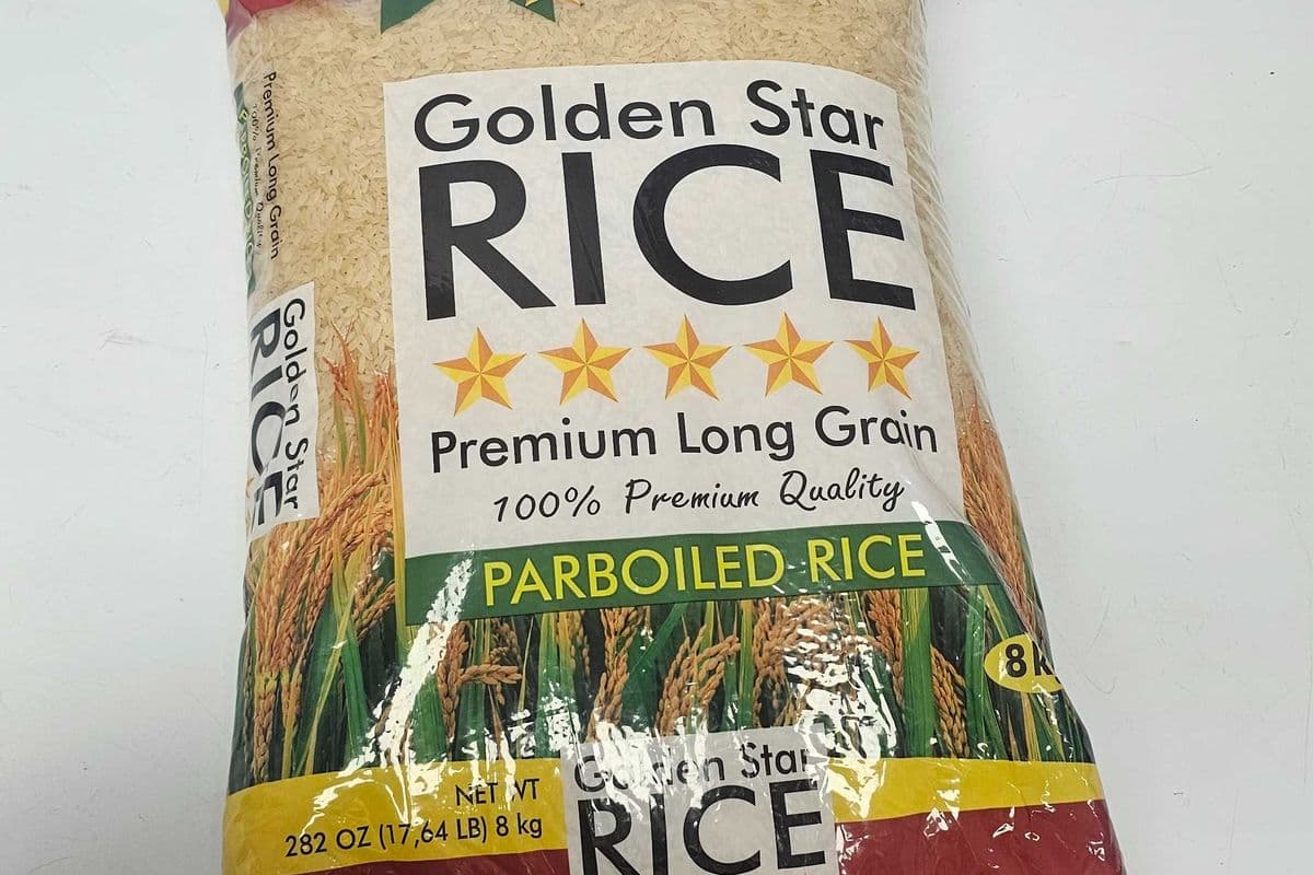 Golden Star Rice Premium Long Grain Parboiled Rice (8 kg)