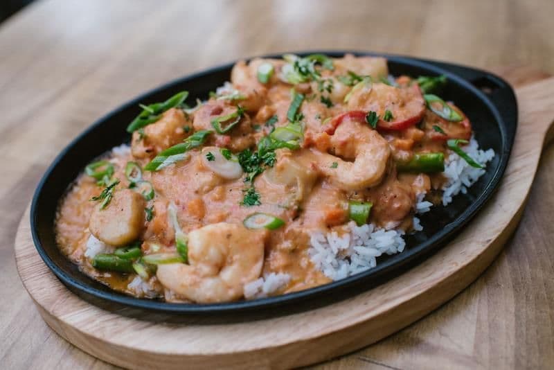 JAMAICAN SEAFOOD SKILLET