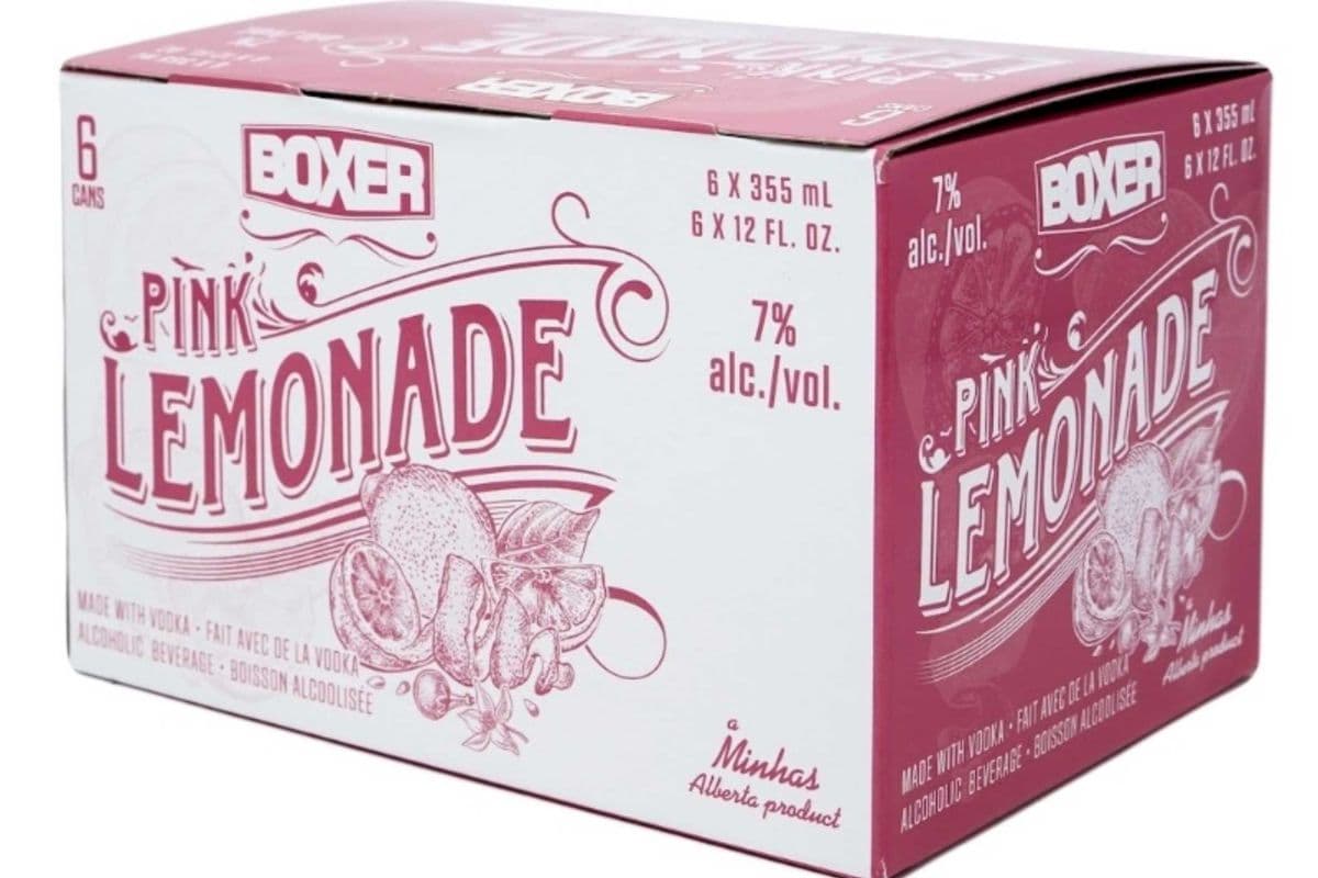 Boxer Pink Lemonade (6 x 355 ml Cans)