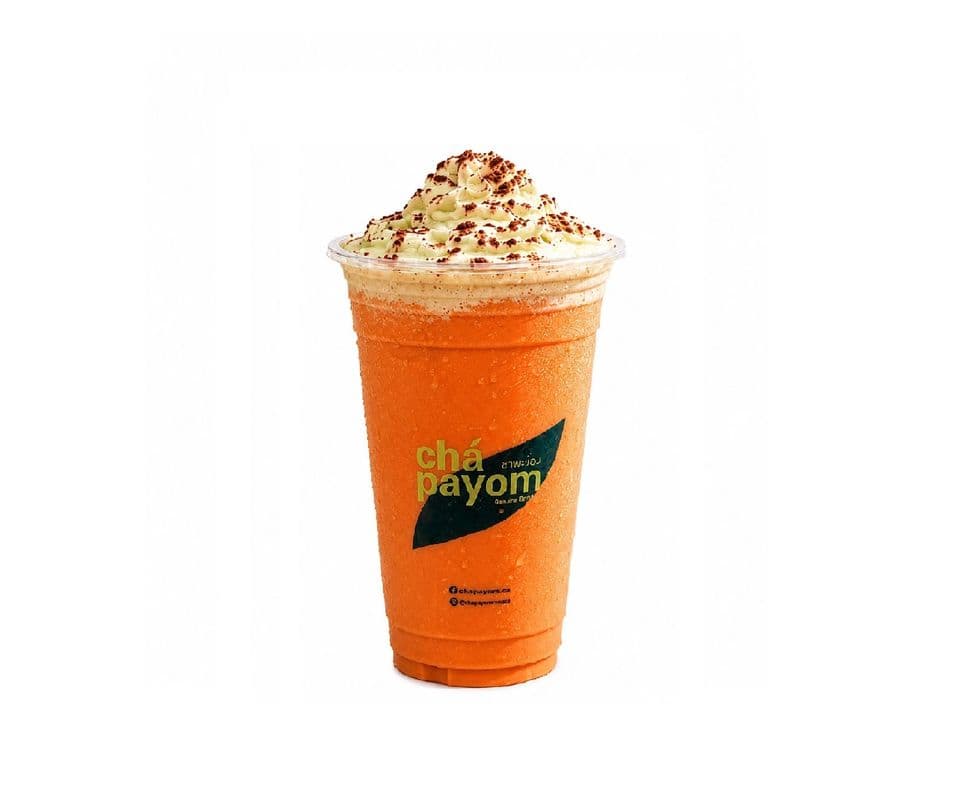 Thai Milk Tea Frappe with Whipped Cream (Large)