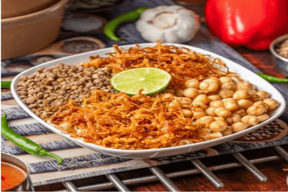 Vegan Authentic Koshari Bowl