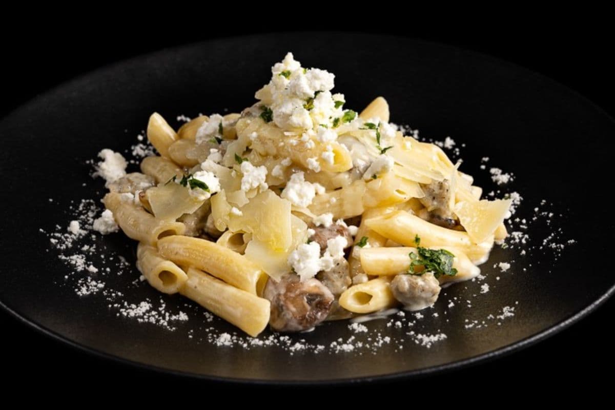 Truffle Mushroom Penne With Sausage