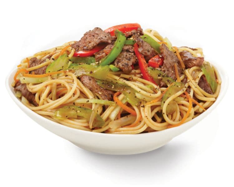 Shanghai Noodles with Black Pepper Beef