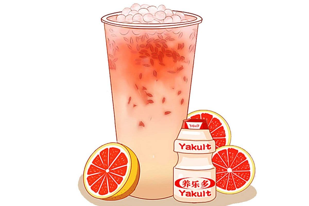 Grapefruit Sparkling Yakult 西柚氣泡養樂多