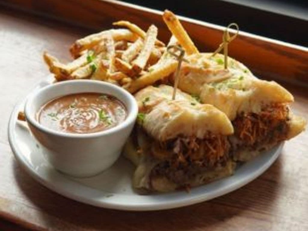 Peppercorn Braised Beef Dip