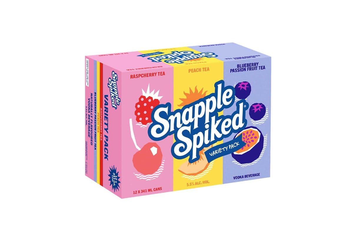 103362. SNAPPLE SPIKED VARIETY (12 x 341ML (CANS))