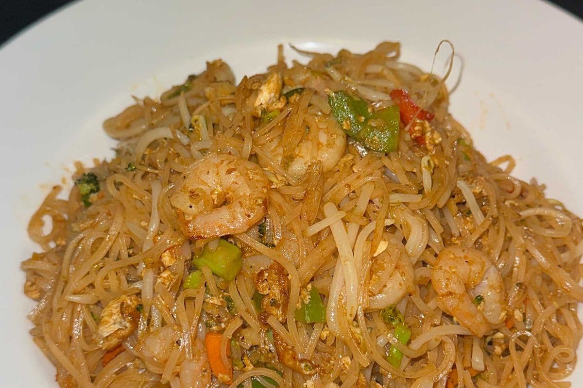 Pad thaï aux crevettes