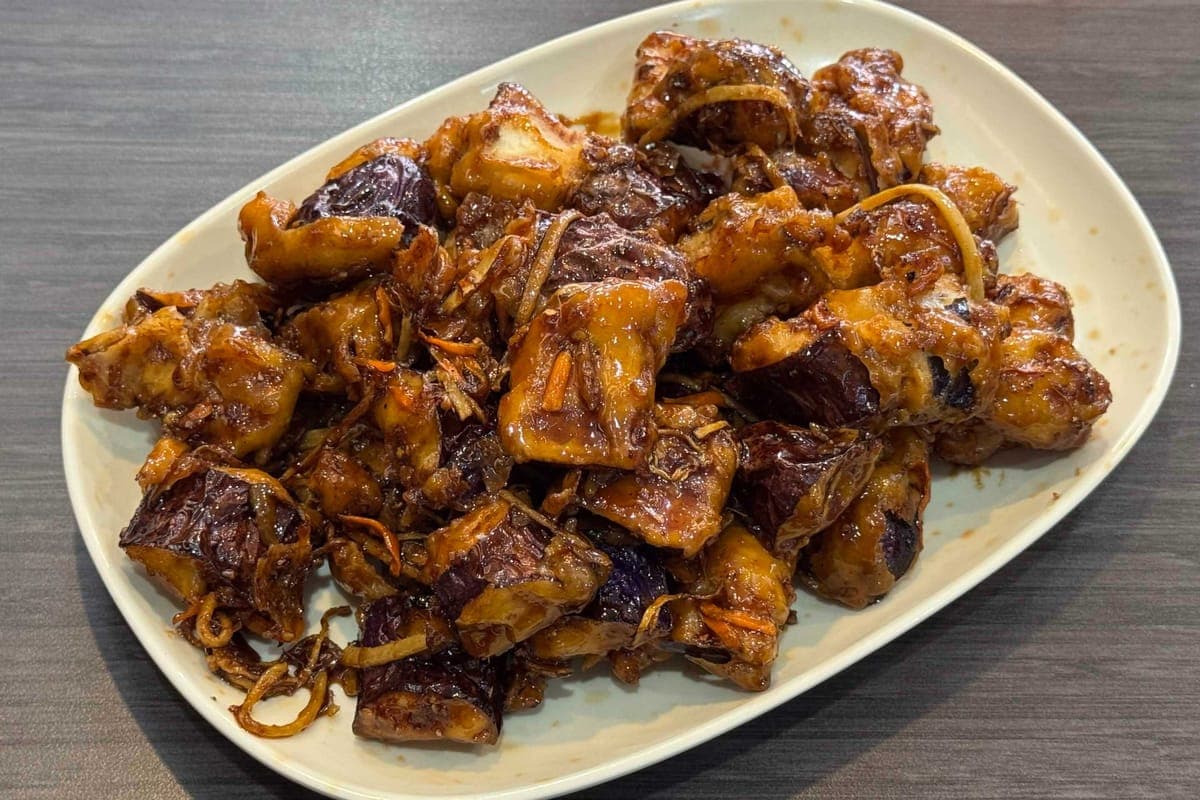Crispy Ginger Eggplant
