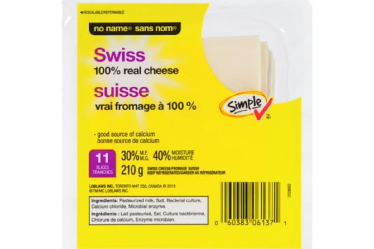 No Name Cheese Swiss (11 Slices)