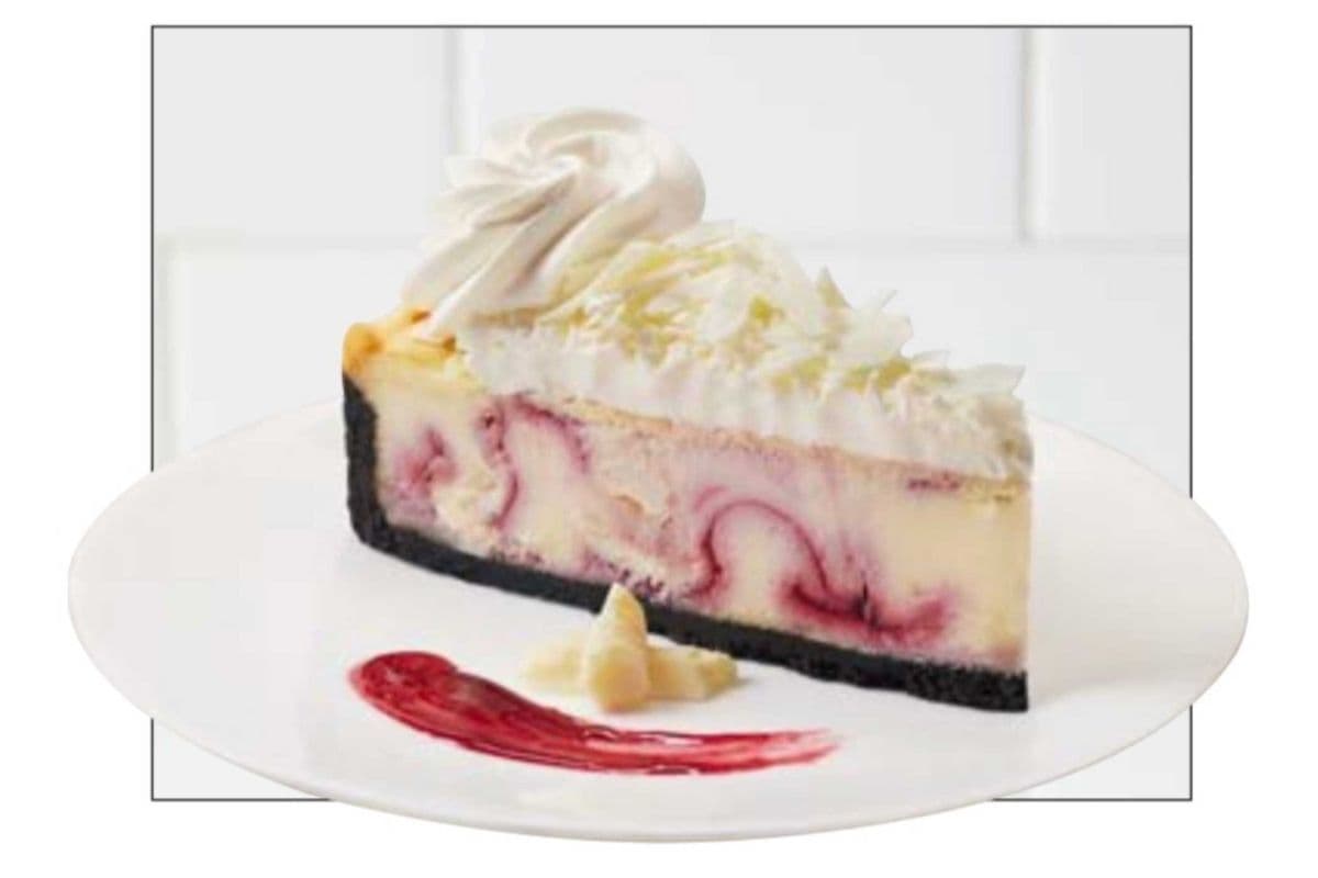 White Chocolate Raspberry Cheesecake