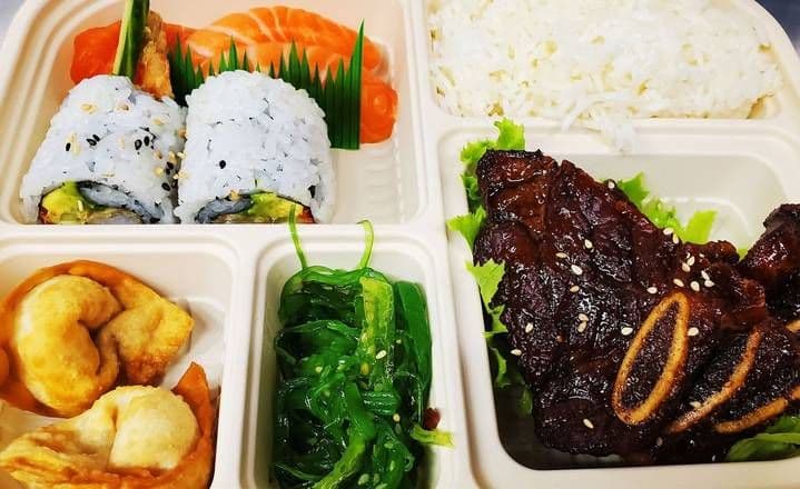 Kalbi Beef Ribs Bento Box(牛仔骨)外卖