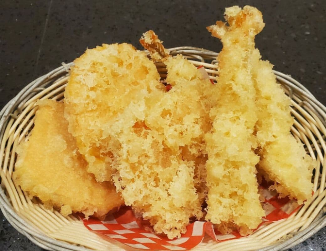 Appetizer Tempura (2yam, 2prawn)