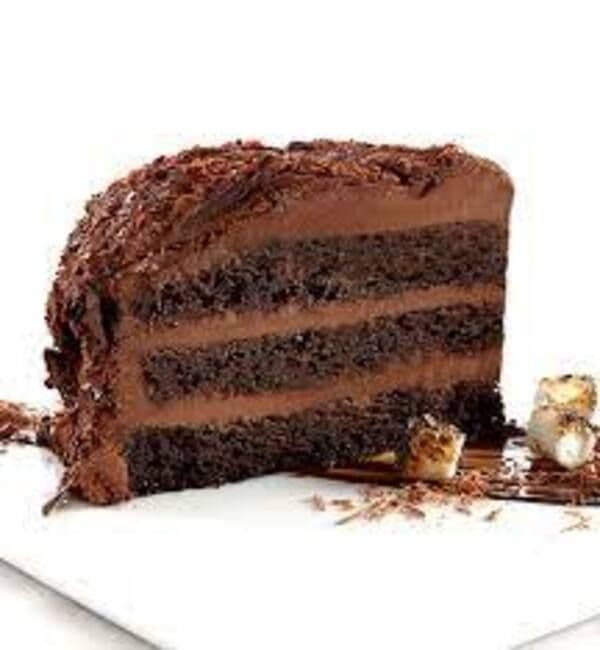 Gateau au Chocolat a 3 Étageé 3 Layered Old Fashioned Chocolate Cake
