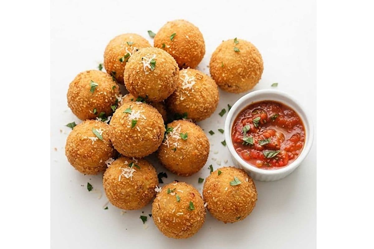 Purchase 12 Get Another 12 (24 Arancini + 2 Dips)