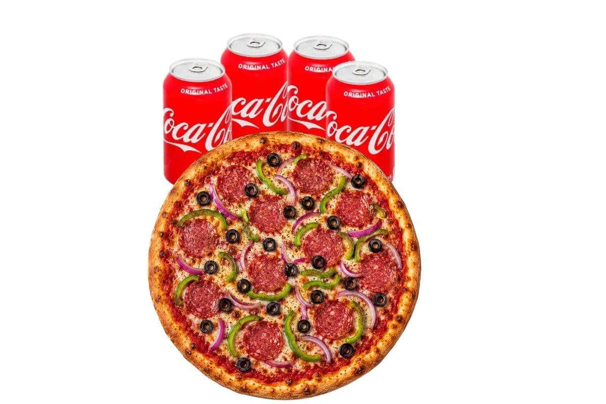 COMBO 4 – XL PIZZA & POP COMBO DEAL